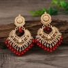 Retro Bohemian ethnic style earrings, exaggerated temperament, hollowed out love earrings, long bell, Indian accessories - Image 3