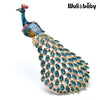 Large Peacock Brooches For Women Lady Beautiful Enamel Bird Office Party Brooch Pins Gifts - Image 1