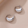 Gold Color Hoop Earrings for Women Oval Circle Stainless Steel Earrings Elegant Piercing Ear Jewelry - Image 7