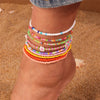 Aihua 1pc Colorful Small Flower Anklet Bohemia Handmade Multi Beaded Rice Beads Ankle Bracelet For Women Beach Jewelry Gifts - Image 5