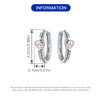 Openwork Leaf Pattern Hoop Earrings with Sculpted Detail - Image 61