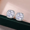 Ne'w Bright White/Yellow/Pink CZ Stud Earrings for Women Contracted Jewelry Wedding Engagement - Image 28