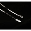 Silver Color Titanium Steel Geometric Snake Chain Anklet For Women Foot Jewellery Ornaments Feel Versatile Foot Rings - Image 4