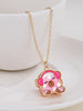 1Pc Cute Kids Capybara Shaker Pendant Necklace Quicksand Sequins Star Charm Necklace for Girls, Friendship Jewelry Set - Image 16