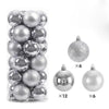 24Pcs 3/4/6CM Christmas Balls Big Ball Christmas Tree Pendant Ornaments for Party Decor Year Navidad Gifts Accessory - Image 11