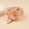 Bohemian Stackable Glass Bead Bracelet Set 4 Pieces - Image 26