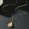 Full Rhinestone Christmas Tree Snowflake Pendant Necklace For Women Zircon Star Sweater Collarbone Chain Jewelry - Image 3