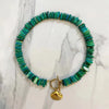 The Small Fresh Green Stone Beaded Necklace Copper Alloy Bigeville Eye Pendant Decoration Women Gilrs Birthday Gift - Image 18