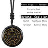 Crystal Mysterious Viking Compass Symbol Pendant Guardian Style Men's and Women's Jewelry Necklaces - Image 14
