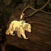Stainless Steel Bear Pendant Necklace For Women Men Chains Jewelry Birthday Gifts Animal Choker Collar Accessories - Image 1