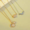 2Pcs/set Sparkling Rhinestone Sun Moon Star Bracelet for Women Vintage Adjustable Opening Couple Rings Set Jewelry Gift - Image 4