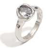 Simple Style Big Zircon Ring Creative Personalized Stainless Steel Charm Jewelry For Women - Image 10