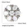 Christmas Classic Rhinestone Snowflake Brooches for Women Pearl Ice Crystal Pins Office Party Friend Year Gifts Accessories - Image 19