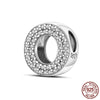 26 A-Z Alphabet Beads Silver Love Letter Charm Fit Bangle Charms Bracelet CZ Zircon Bead Jewelry - Image 17