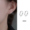 Silver Geometric Wave Earrings for Women Punk Jewelry Gift - Image 10