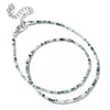 Blue Lapis Lazuli Bead Necklace 2MM Small Agates Sodalite Turquoises Semi-Precious Choker Jewelry Gift - Image 3