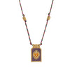 Minimally colored heart tarot card pendant necklace, women's collarbone chain, gold-plated and color preserving - Image 11
