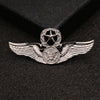Glod Silver Color Metal Retro Eagle Hawk Brooch Pin Angle Wing Badge for Men's Shirt Collar Accessories - Image 13