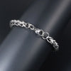 19-21cm Classic Curb Cuban Bracelet for Men Jewelry Stainless Steel Sliver Link Chain Bracelets Hand Jewelry Anklet Gift - Image 2