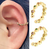 2 PCS/Bag Simple Earcuff Clip on Earrings for Girl CZ Ear Cuff Non Pierced Earring No Without Hole Women Cartilage Earrings - Image 13