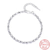 Ladies Small Meter Bead Chain Anklet Silver Olive Grain Beaded Anklets Bracelet Women Foot Jewelry Gift - Image 7