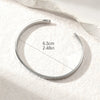 Stainless Steel Ayatul Kursi Cuff Bracelet Ayat Al-Kursi Quran Verse for Protection Islamic Jewelry Arabic Calligraphy Bangle - Image 4