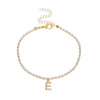 Creative Initial Letter Alphabet Pendant Rhinestone Shiny Beach Anklet Chain Foot Jewelry Ankle Bracelets for Women Boho - Image 13