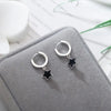 Silver Hoop Earrings Clip Golden Bowtie Ribbon Small Cute For Women Girl Gift Jewelry - Image 42