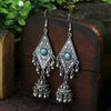 39 Styles Bohemian Vintage Tibetan Silver Geometric Drop Earrings For Women Ethnic Blue Stone Tassel Dangle Earrings Jewelry - Image 42