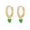 Silver Retro Geometric Square Circle Hoop Earrings for Women Gift Zircon Huggies Ear Buckle Piercing Jewelry - Image 15