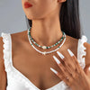 Bohemian Bead Necklace with Starfish and Turtle Charms - Image 8