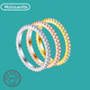 D Full Ring for Women Sparkling Wedding Engagement Silver Jewelry Classic Ring Gifts - Image 1