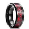 Steampunk Gear Wheel Men Stainless Steel Ring Inlay Carbon Fiber Rings For Men Rock Punk Wedding Band Jewelry - Image 8