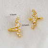 Silver Color Simple Punk Metal Zircon Ear Cuff Clip on Earrings for Women No Pierced Crystal Star Earcuff Ear Wrap Clips Jewelry - Image 6