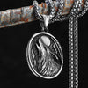 Full Moon Wolf Compass Men Necklaces Stainless Steel Pendant Chain Women Punk Jewelry Accessories Gifts - Image 1