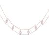 Bling CZ Paved 3pcs North Star Choker Double Chain Necklace for Women Modern Jewelry Gold Color Layer Chokers - Image 9