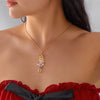 Cute Nutcracker Soldier Pendant Earrings For Women Shiny Rhinestone Imitation Pearl Elegant Earrings Christmas Year Jewelry - Image 9