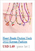 Polymer Clay Bead Necklace with Dog Motif and 37 cm Chain - Image 42
