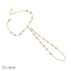 Long Tassel With Slippy Bar Bling Round Oval Triangle CZ Setting Women Unique Bracelet Wrap One's Finger Jewelry - Image 20