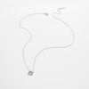 Women Silver Star of David Zircon Long Chain Pendant Necklace Anniversary Wedding Jewelry - Image 3