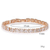 XP Jewelry (20 cm x 10 mm) Zircon Double Heart Knot Bracelet For Women Jewelry Gold Plated Eco Friendly - Image 18