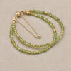 3MM Simple Elegant Bohemian Beaded Bracelet Double Layered Olivine Crystal Beads Magnetic Strand Bracelet Women Jewelry - Image 1