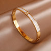 316L Stainless Steel Metal Classic Flower Bangles for Women Jewelry Delicate Bowknot Bracelets Accessories - Image 20