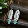 39 Styles Bohemian Vintage Tibetan Silver Geometric Drop Earrings For Women Ethnic Blue Stone Tassel Dangle Earrings Jewelry - Image 43