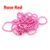 5pcs 1.5mm 2.0 2.4mm Length 70cm (27.5 inch) 10 Colors Plated Ball Beads Chain Necklace Bead Connector For Charms Base and Tray - Image 6