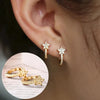 Star Hoop Earrings with Dazzling CZ Simple Stylish Ear Accessories for Women Silver Color Jewelry - Image 7