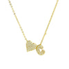 Gold Color Tiny Heart Dainty Zircon Initial Necklace Customizable Letter Name Choker Pendant for Women Birthday Party Jewelry Gi - Image 16