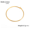 Stainless Steel Bracelet for Women Gold Plated Bangles Jewelry Party Wedding Birthday Gift - Image 8