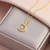 Sweet Sexy Zircon Crystal Series Pendant Necklaces For Women Female Stainless Steel Neck Chain Jewelry Girls Party Gift - Image 21