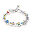 European and American style square crystal chain bracelet, and - Image 4